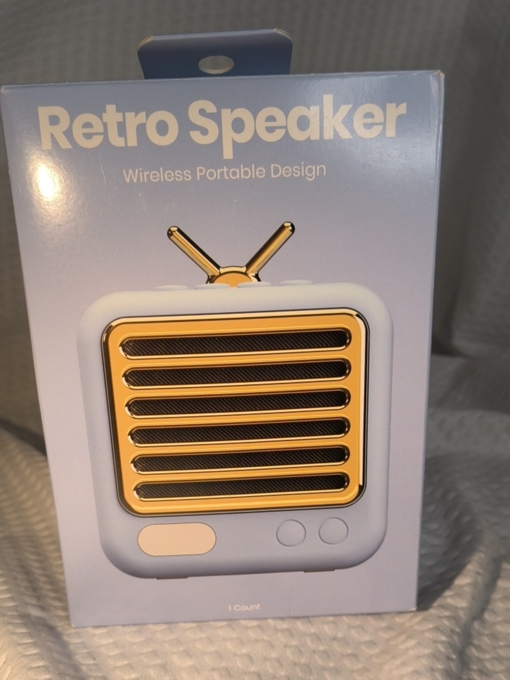 Retro Speaker Wireless Portable Bluetooth Speaker & USB Charging Cable